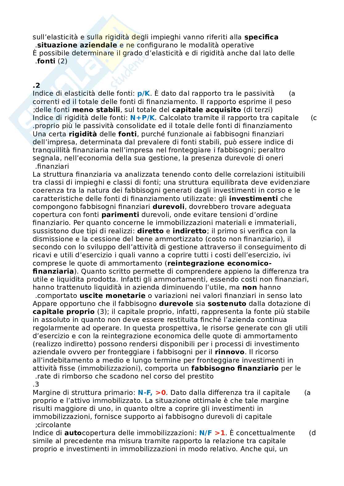 Indicatori e leva finanziaria Pag. 2