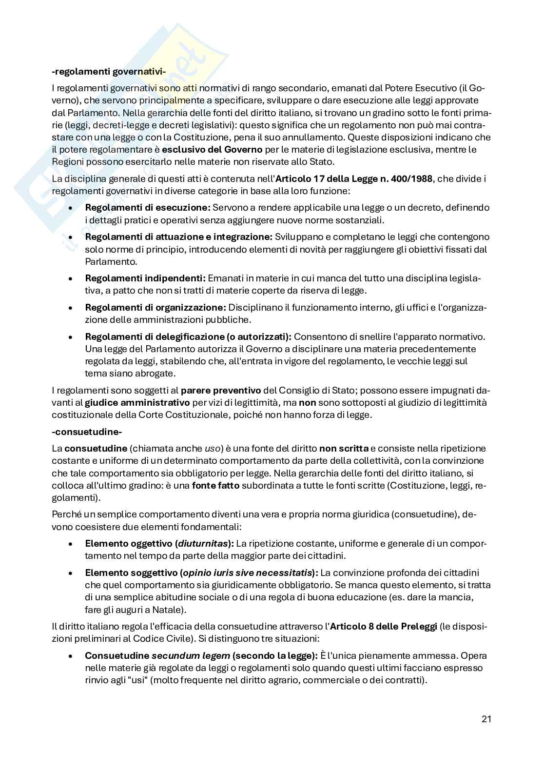 Diritto del governo del territorio Pag. 21