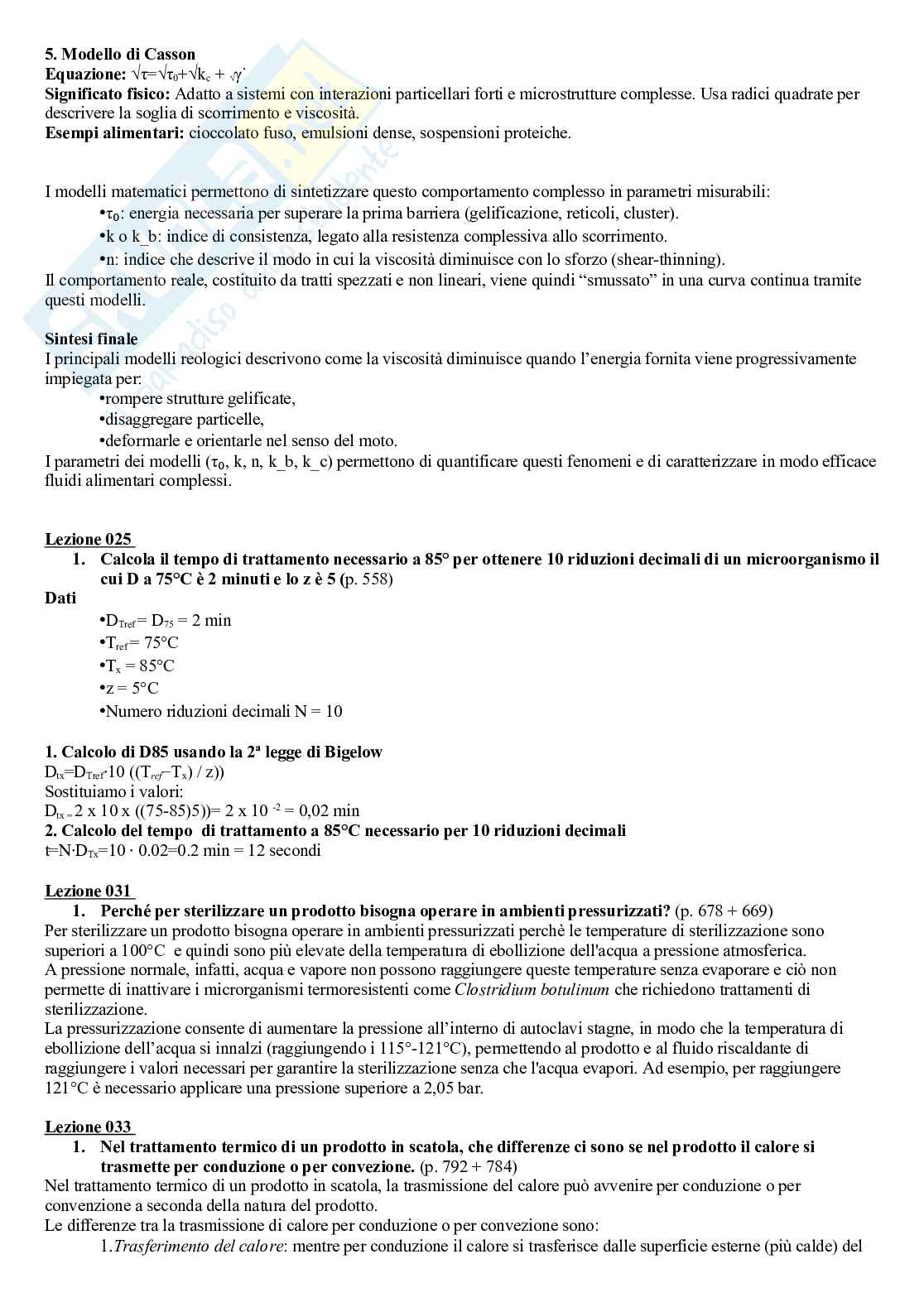 Paniere Tecnologia e qualità degli alimenti Pag. 2
