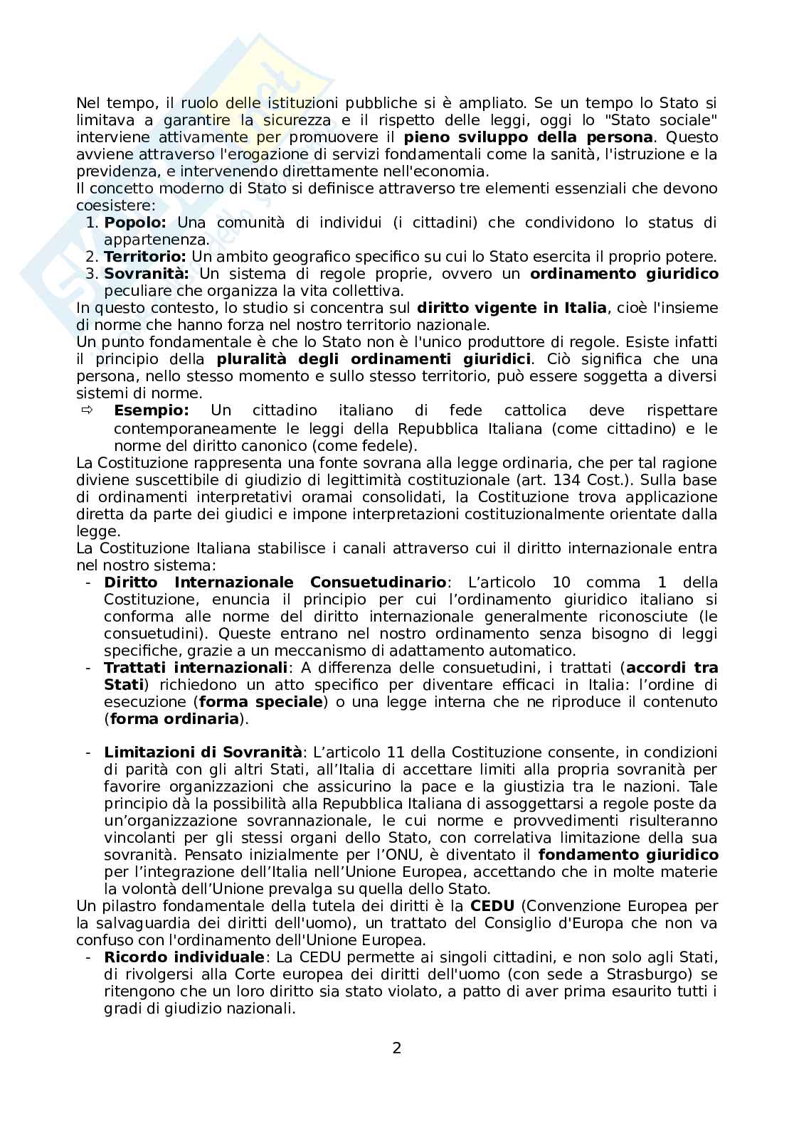 Riassunto esame Diritto privato I, Prof. Viciani Simona, libro consigliato Manuale di Diritto privato, ventisettesima edizione, Torrente, Schlesinger, Anelli Pag. 2