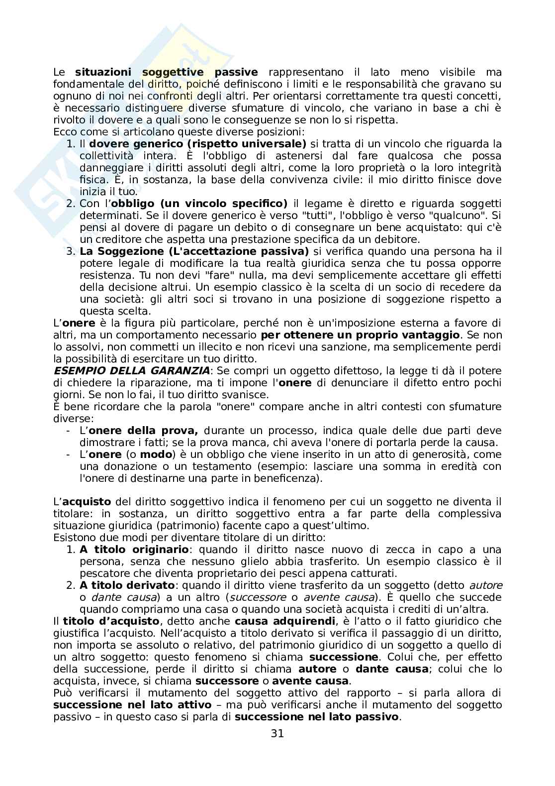 Riassunto esame Diritto privato I, Prof. Viciani Simona, libro consigliato Manuale di Diritto privato, ventisettesima edizione, Torrente, Schlesinger, Anelli Pag. 31
