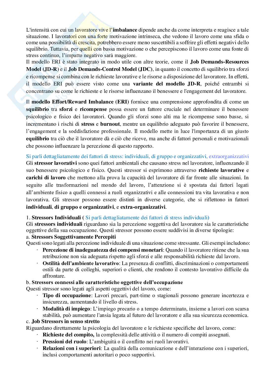 Domande aperte di Psicologia del lavoro Pag. 11