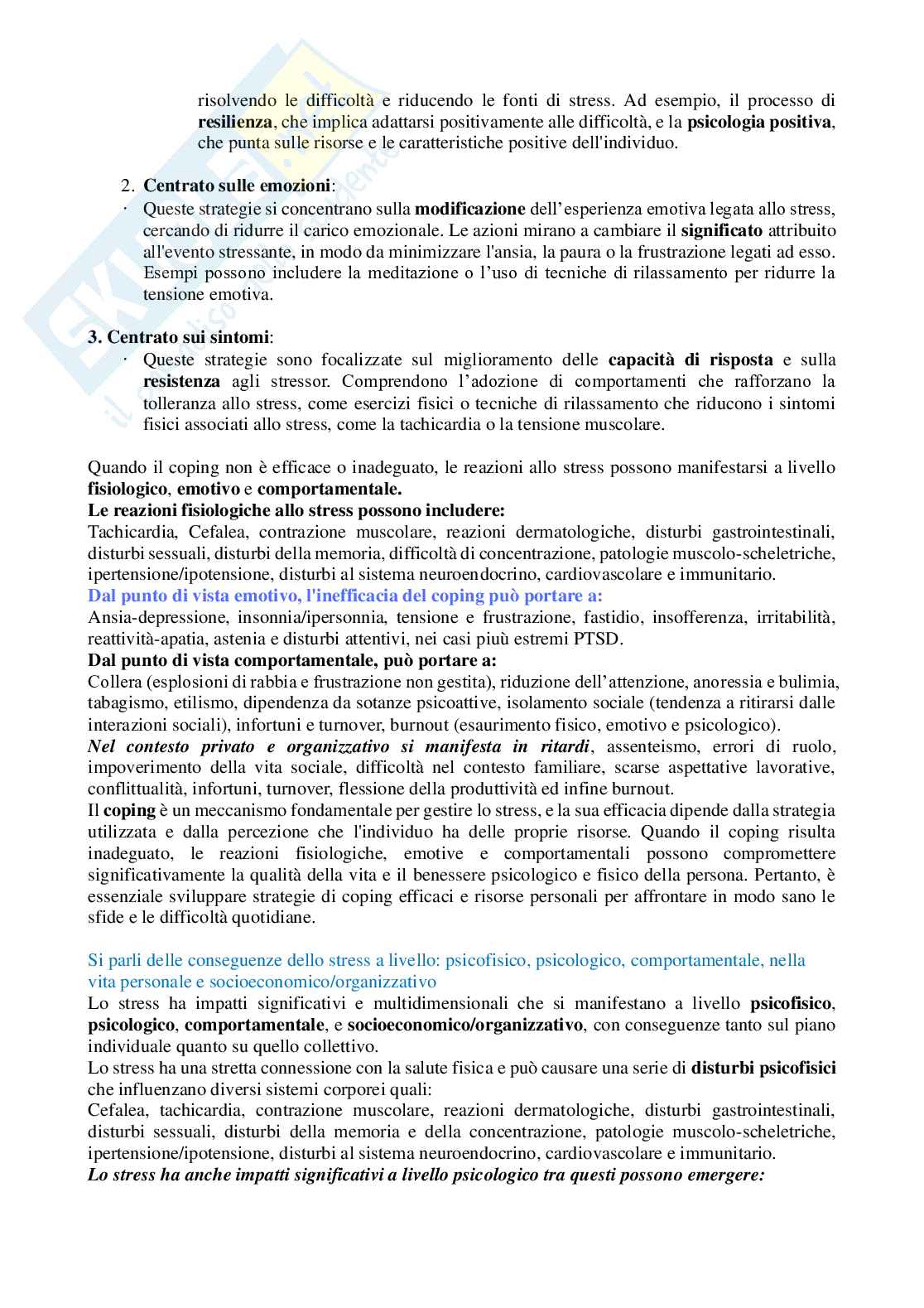 Domande aperte di Psicologia del lavoro Pag. 16