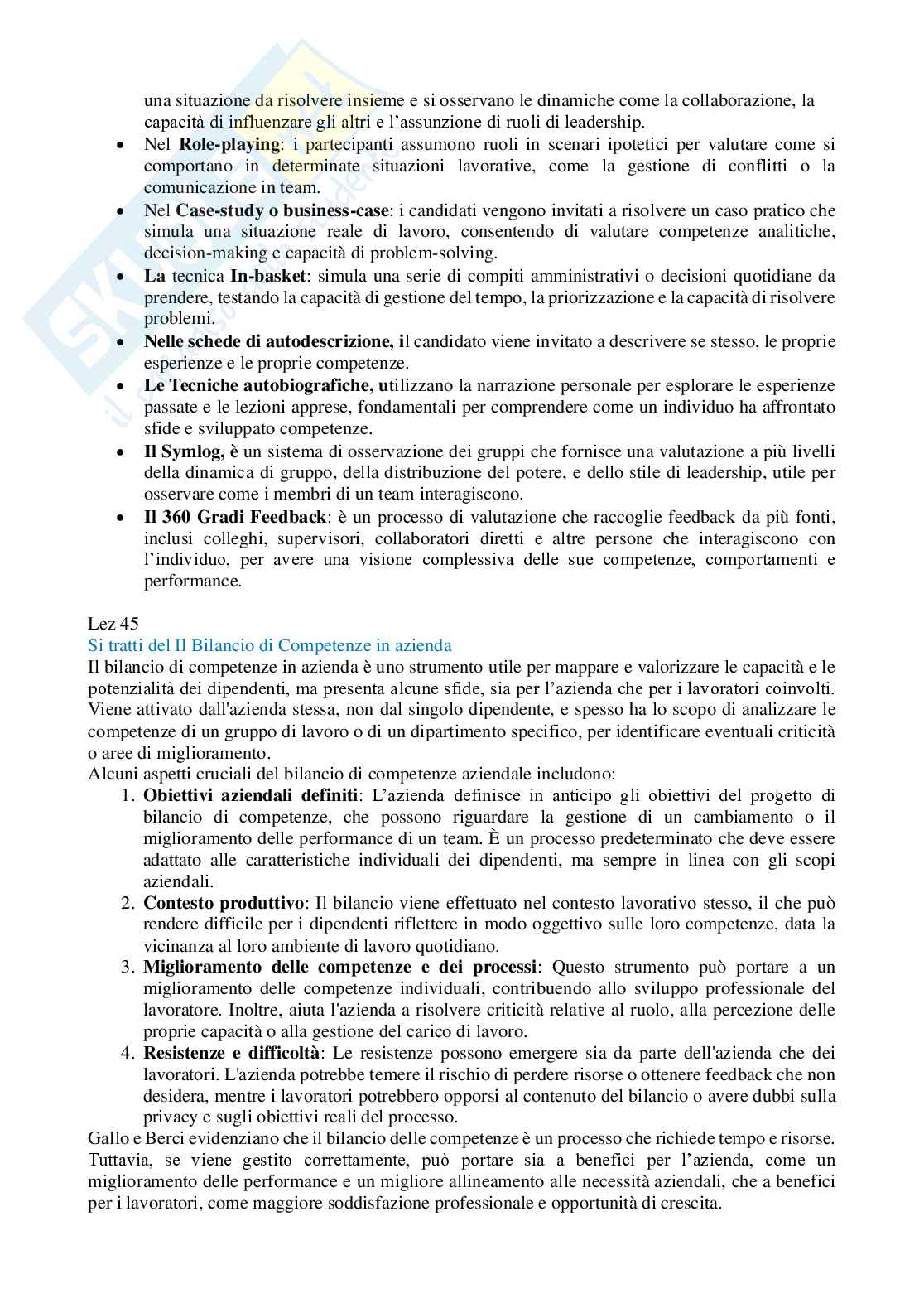 Domande aperte di Psicologia del lavoro Pag. 46