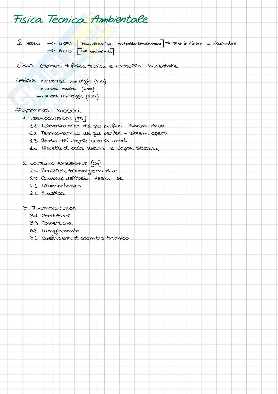 Fisica tecnica ambientale Pag. 2