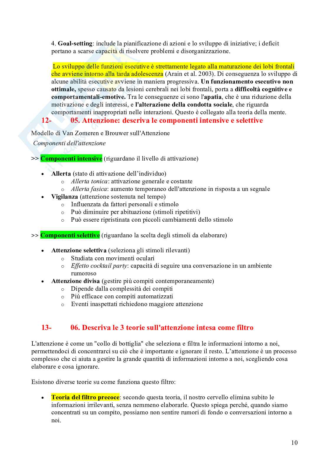 Paniere Psicologia dell'apprendimento - Risposte aperte - aggiornato (2026) Pag. 11