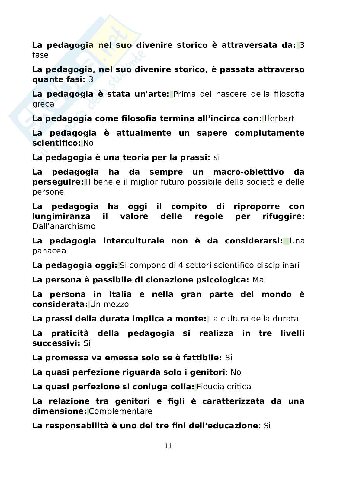 Pedagogia generale Pag. 11