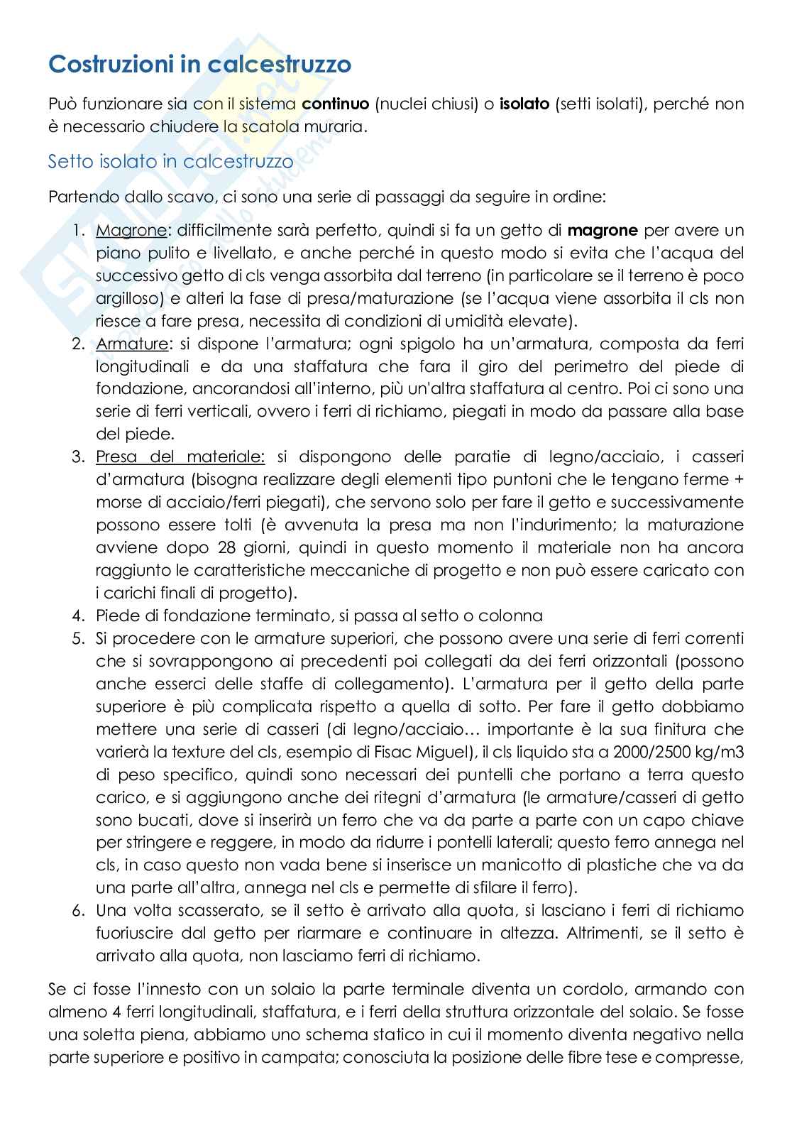 Costruzioni in calcestruzzo Pag. 1