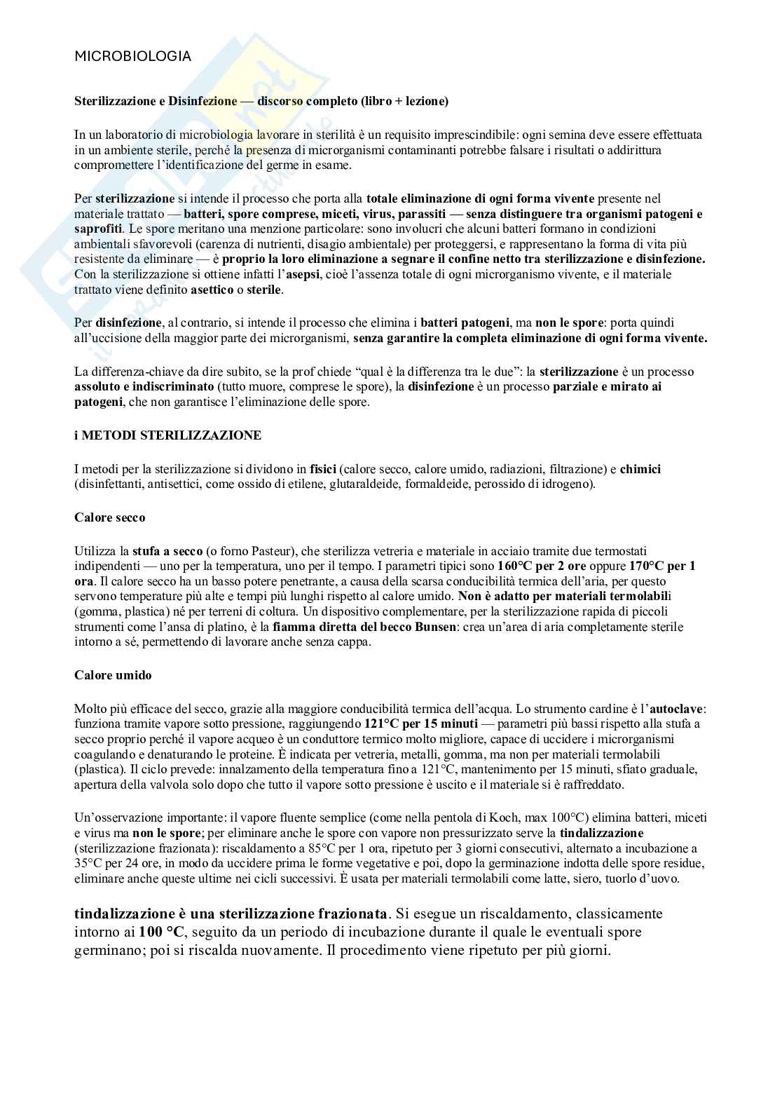 Microbiologia  Pag. 1