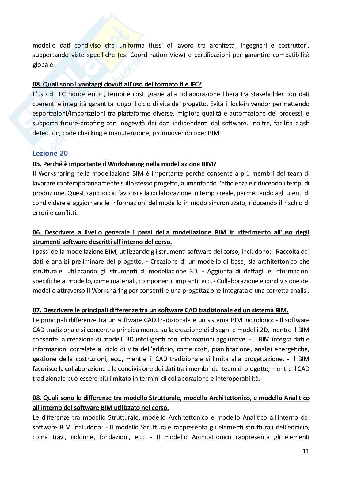Informatica grafica e BIM – Preparazione esame – A.A. 2025/26  Pag. 11