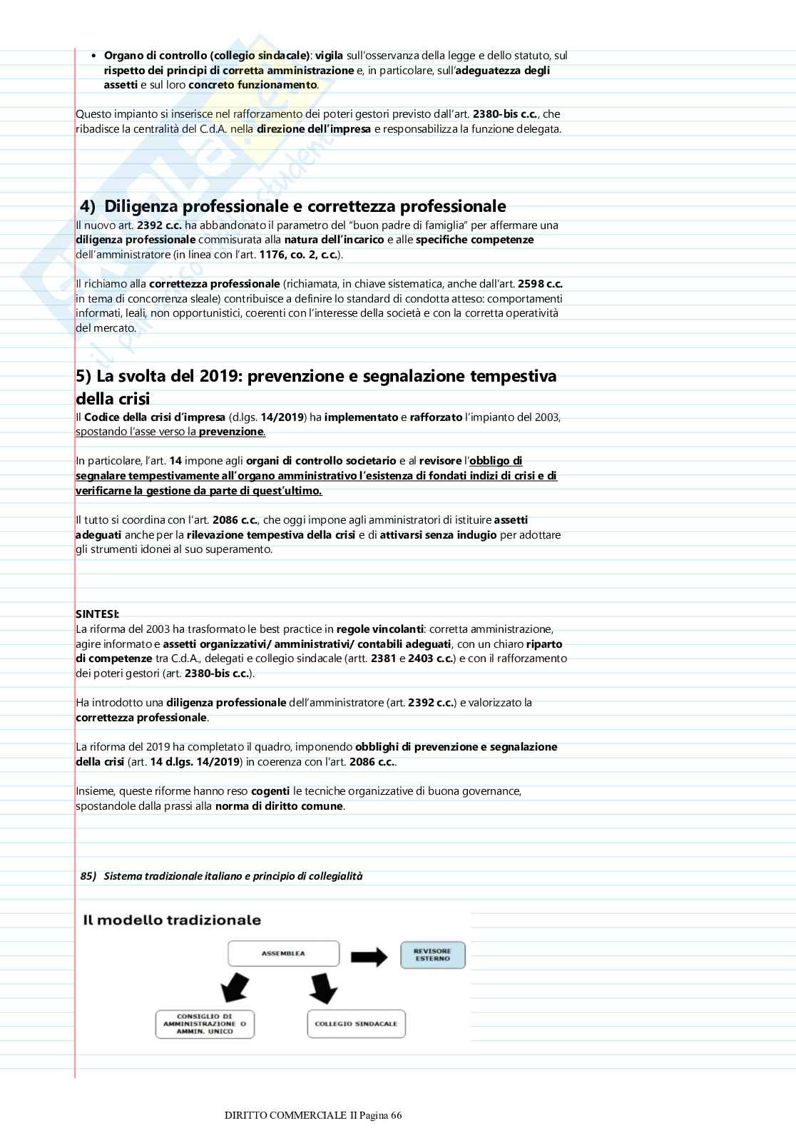 Domande Esame di Diritto commerciale II e commento Pag. 66