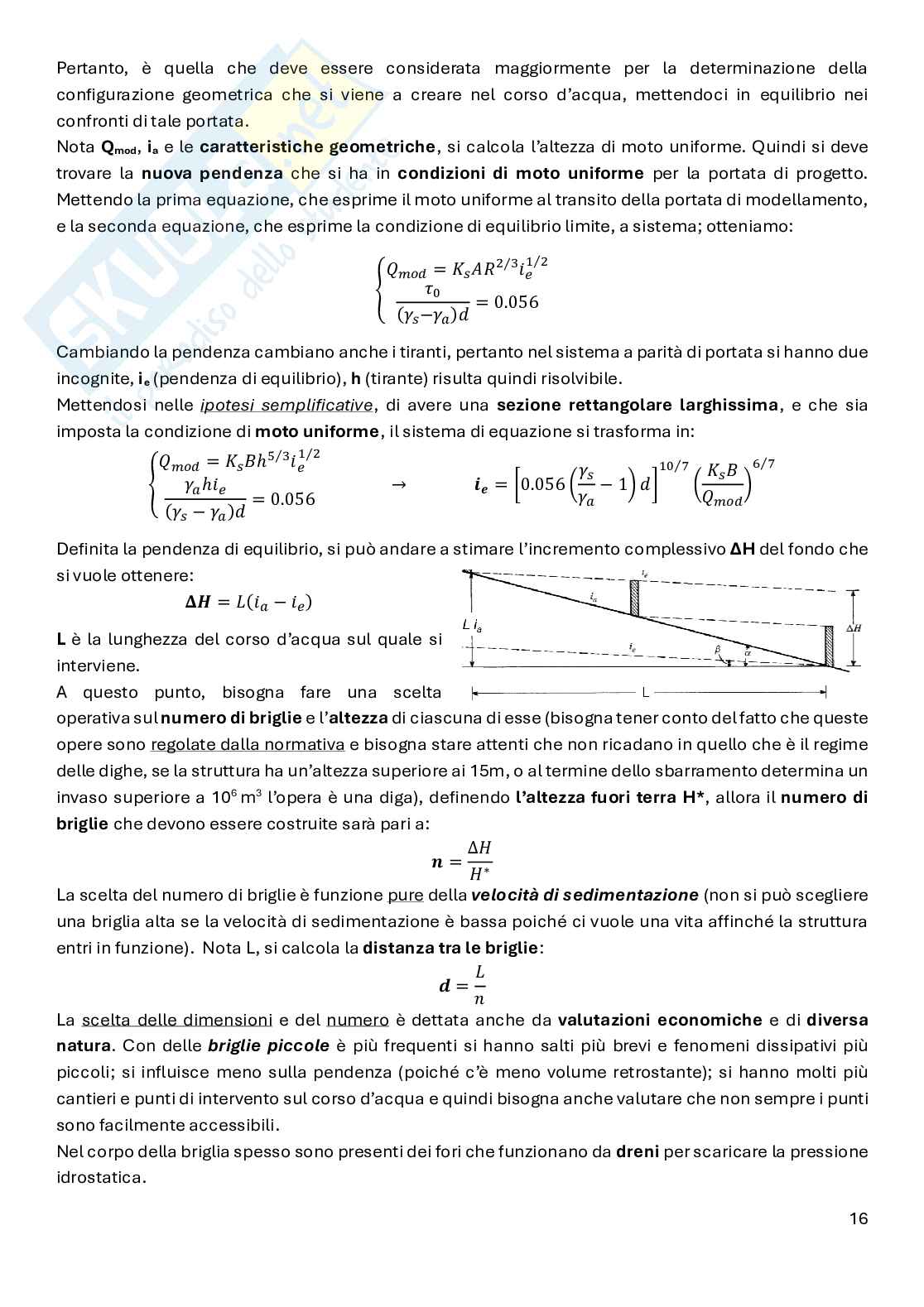 Costruzioni idrauliche - parte 2 Pag. 16