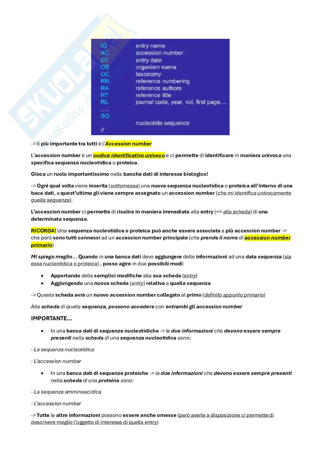 Bioinformatica Pag. 2