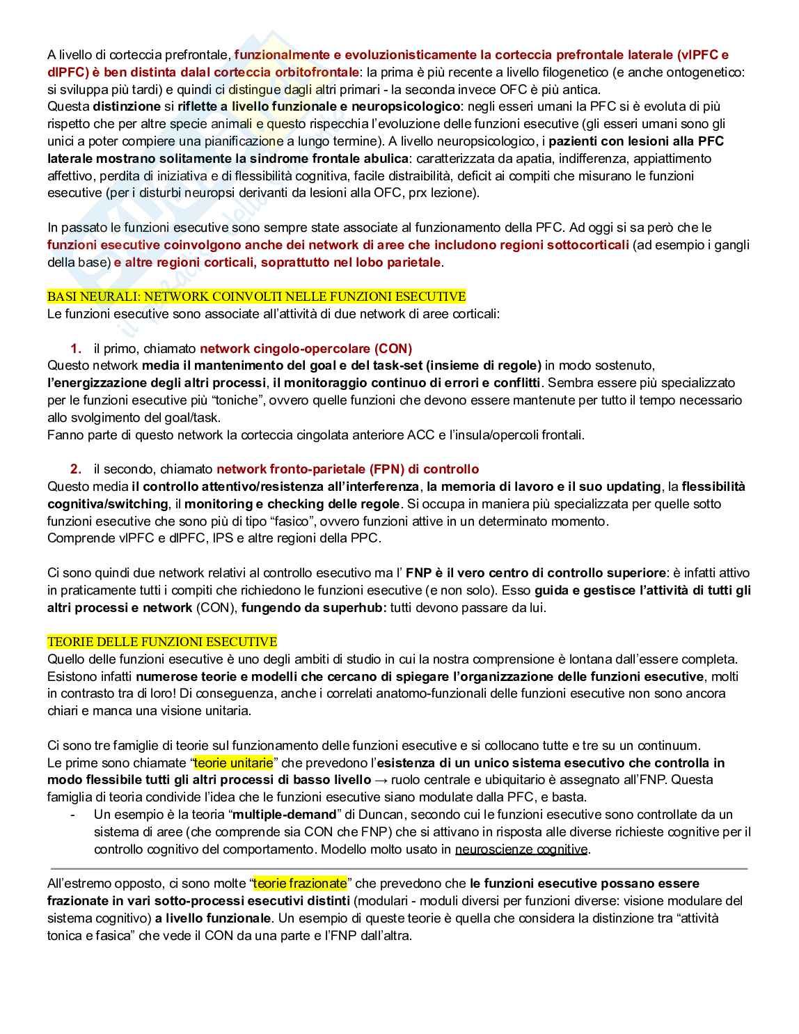 Neuropsicologia Pag. 56