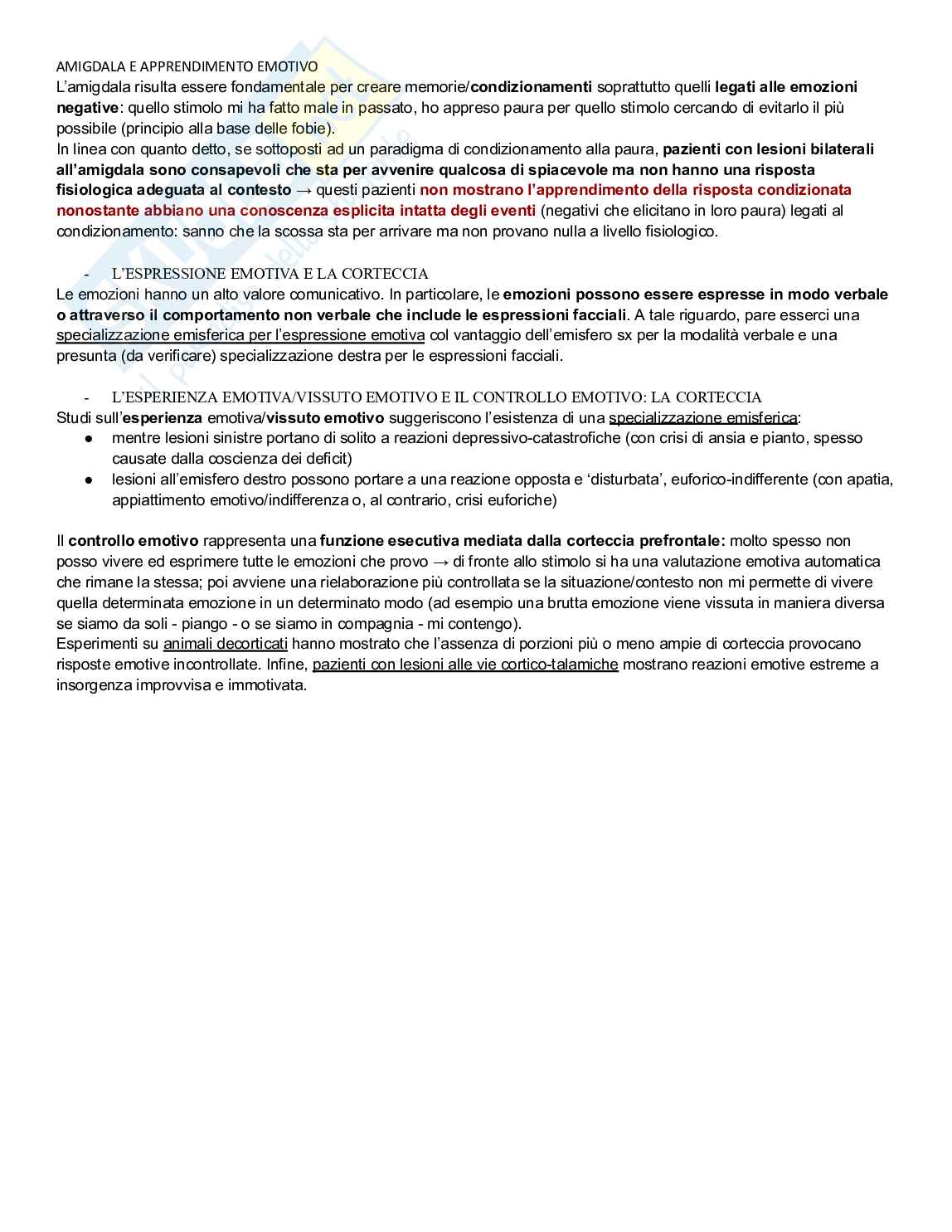 Neuropsicologia Pag. 66