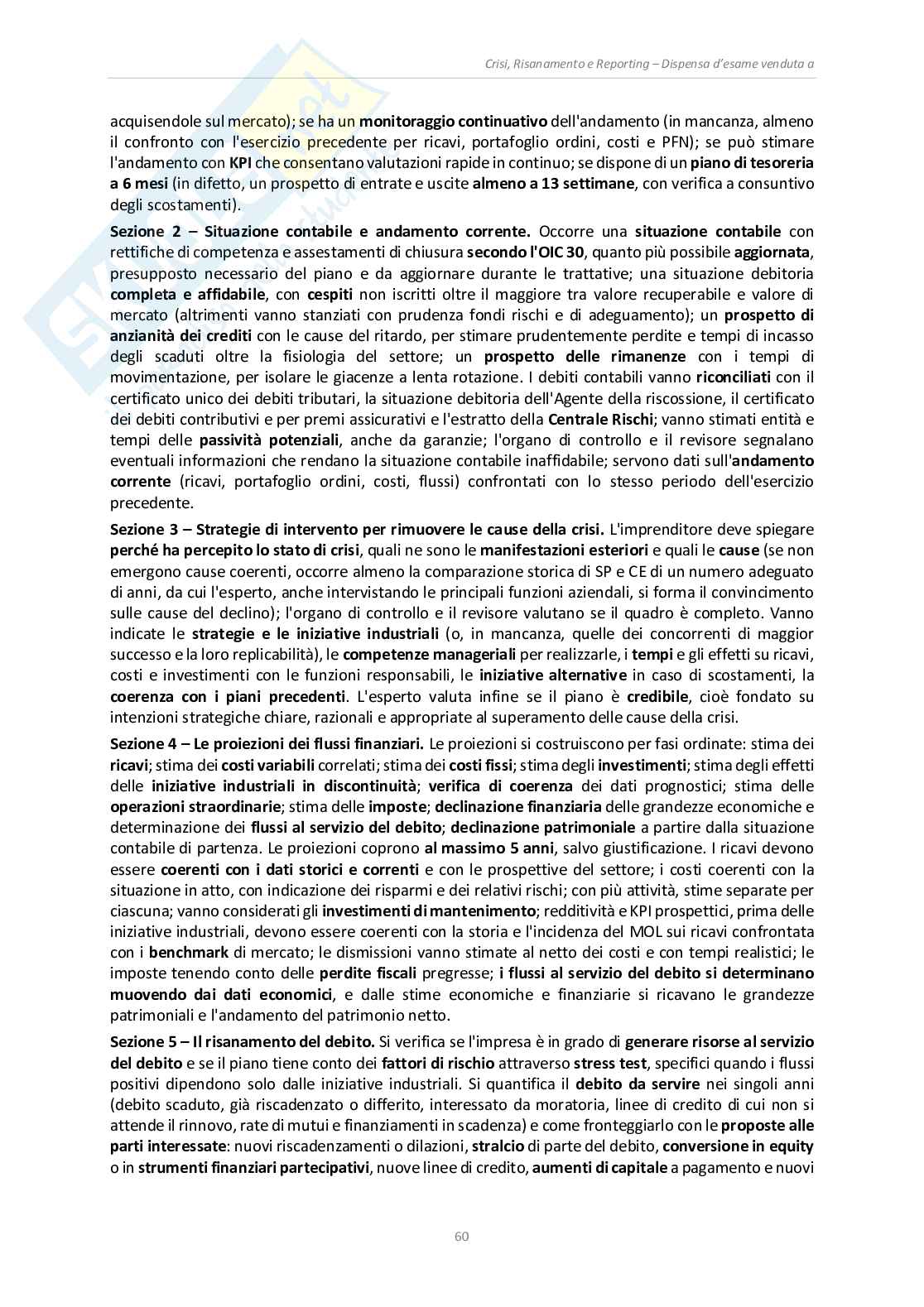 Appunti Crisi, risanamento e reporting (A.A. 2025/2026) Pag. 61