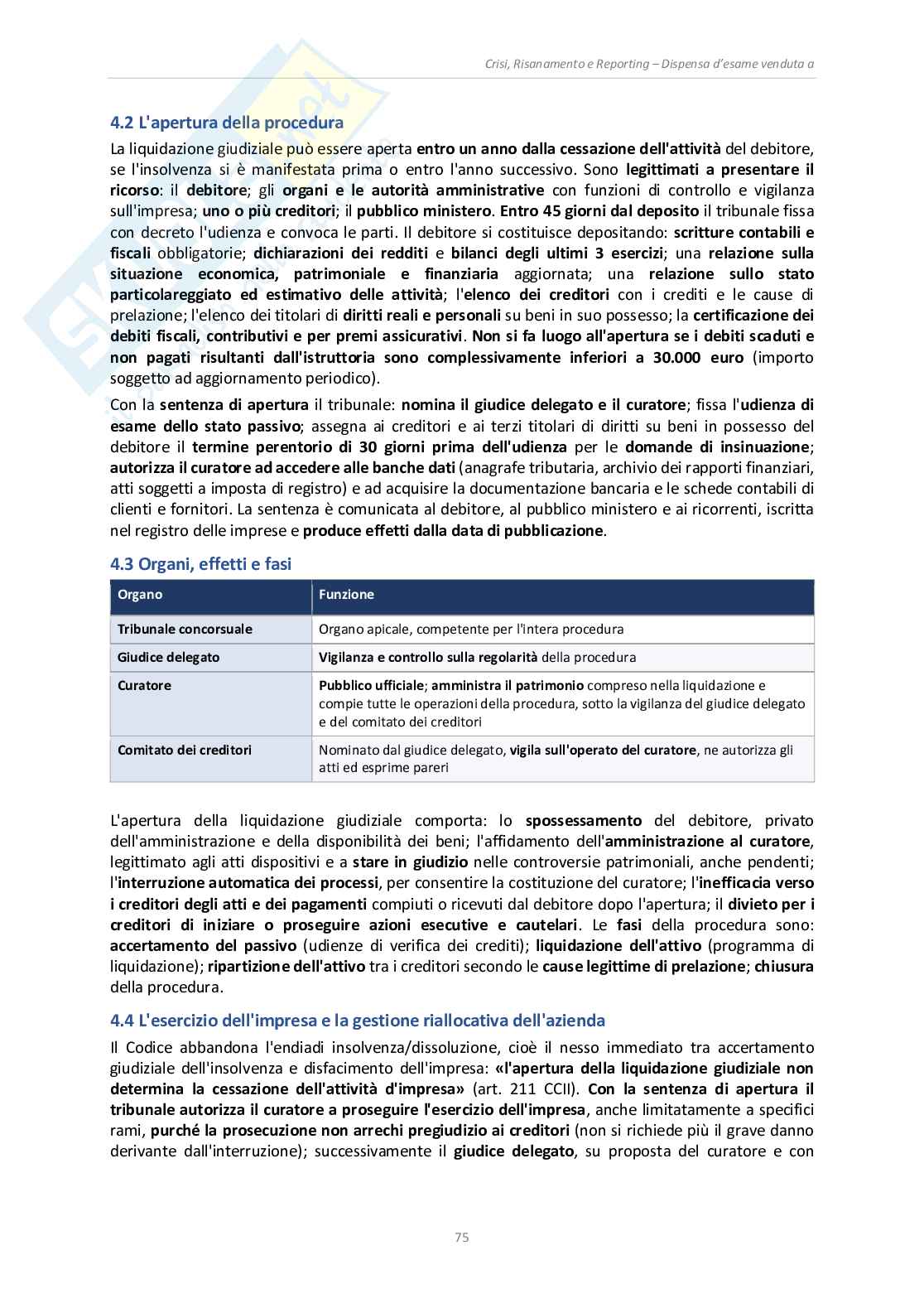 Appunti Crisi, risanamento e reporting (A.A. 2025/2026) Pag. 76