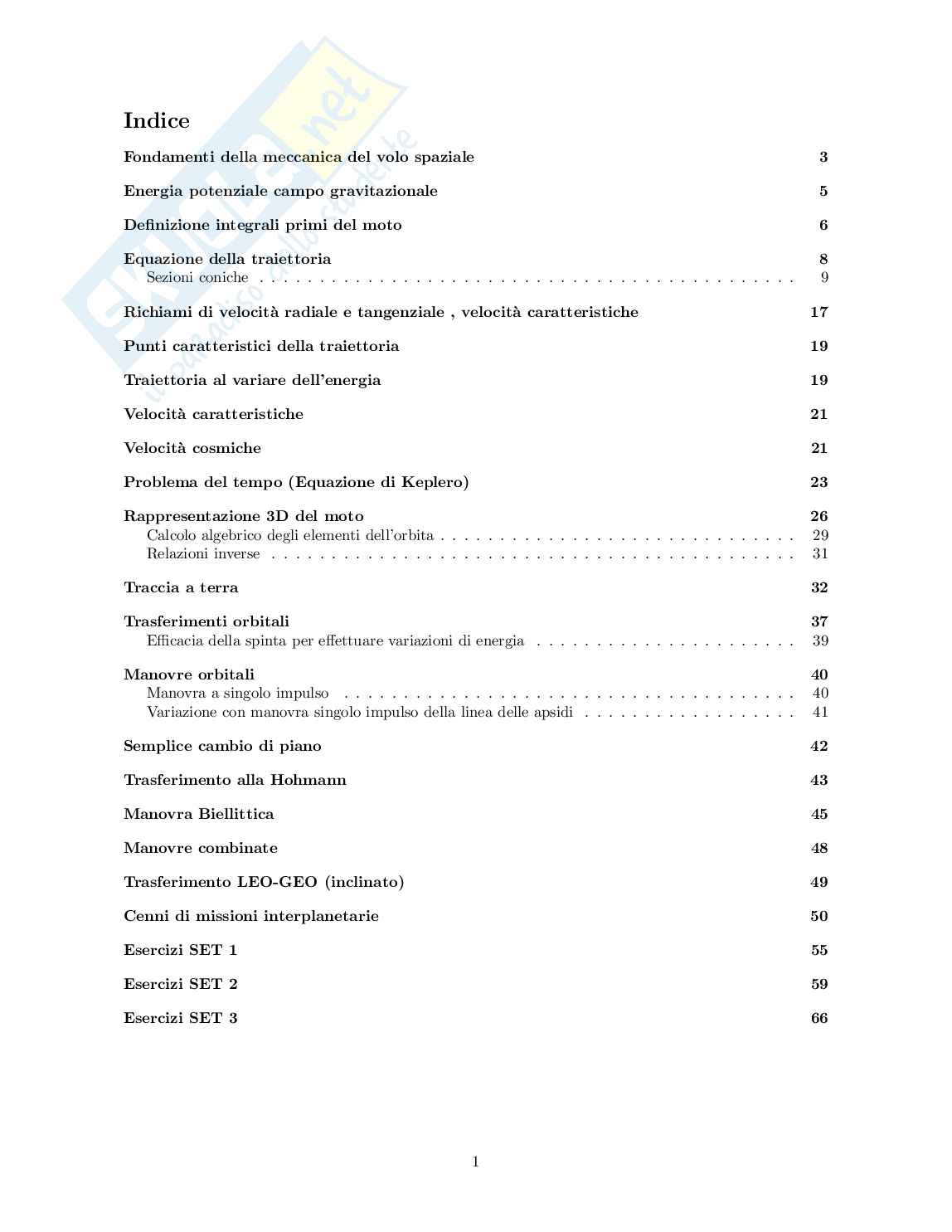 Appunti Meccanica del volo (spaziale) Pag. 2