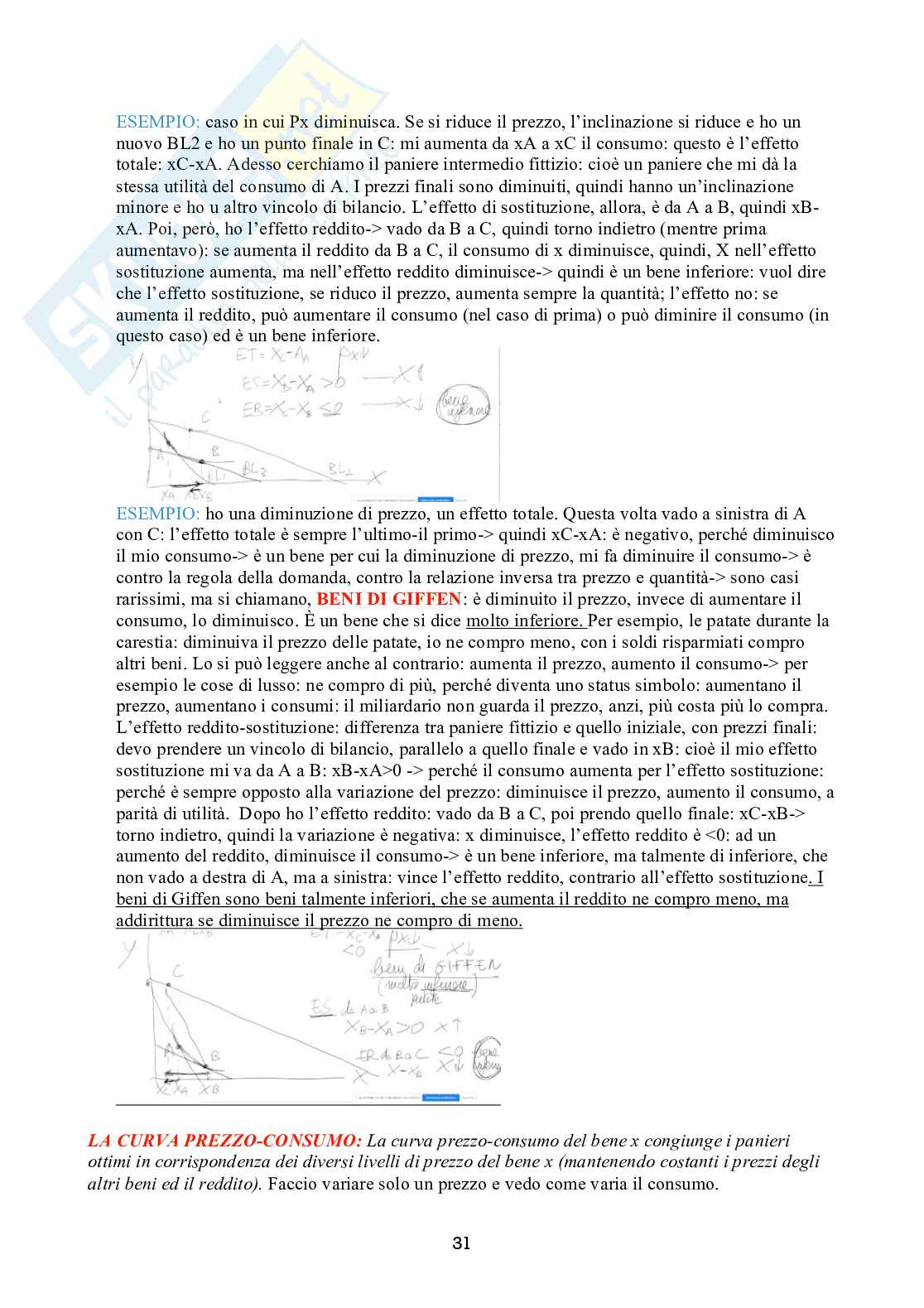 Teorie e politiche microeconomiche  Pag. 31