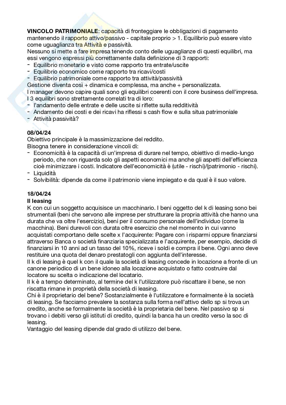 Appunti Economia degli intermediari finanziari Pag. 11