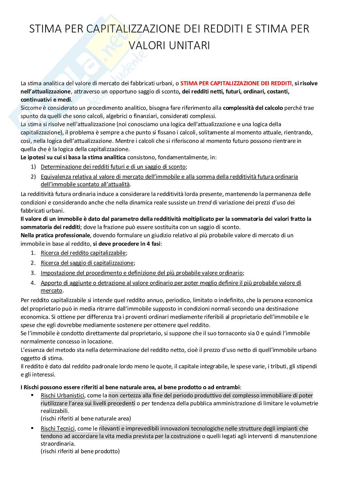 Appunti Estimo Pag. 21