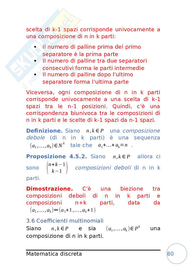 Matematica discreta Pag. 81