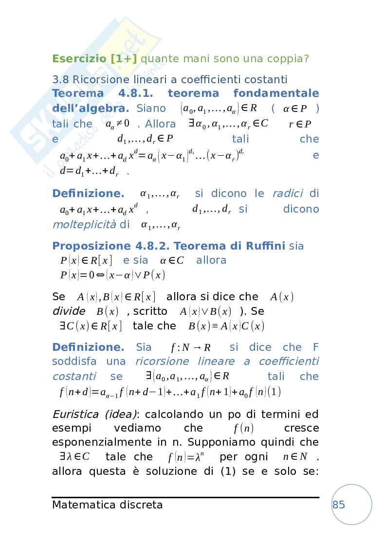 Matematica discreta Pag. 86