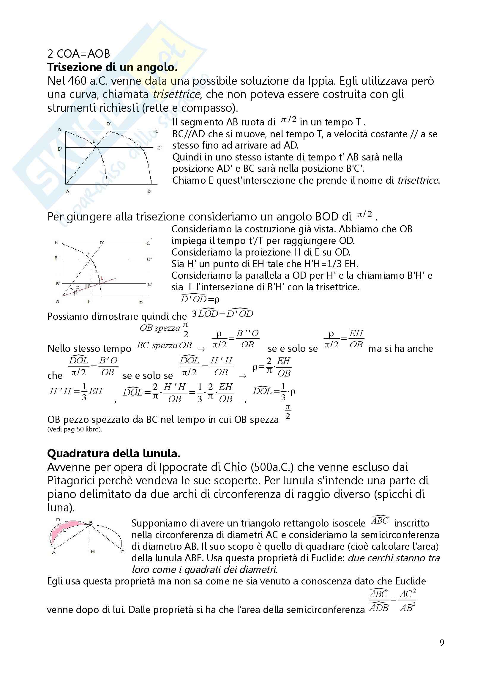 Storia Della Matematica, Analisi matematica I Pag. 11