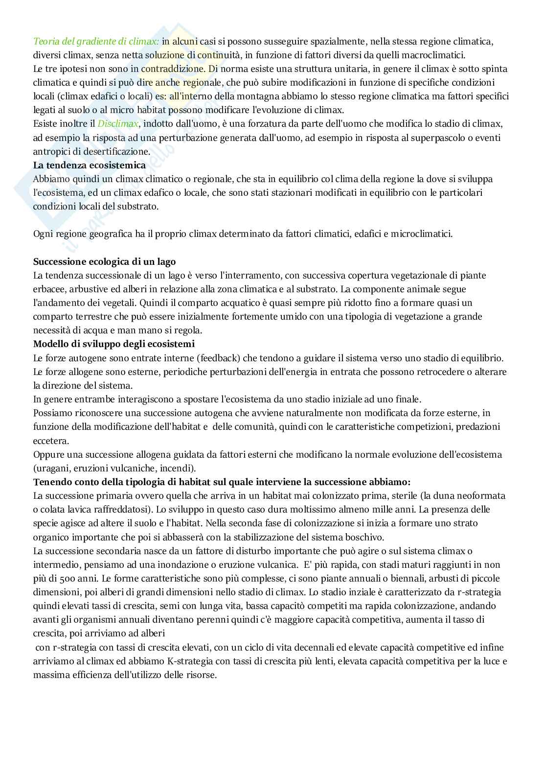 Ecologia - appunti Pag. 71