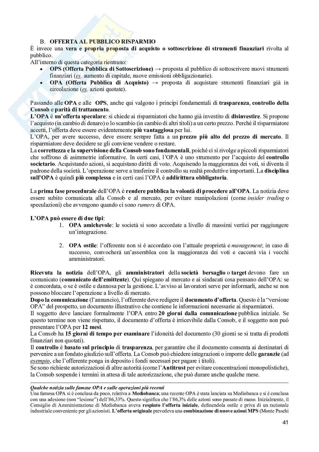 Appunti di Diritto del commercio e dei mercati finanziari Pag. 41