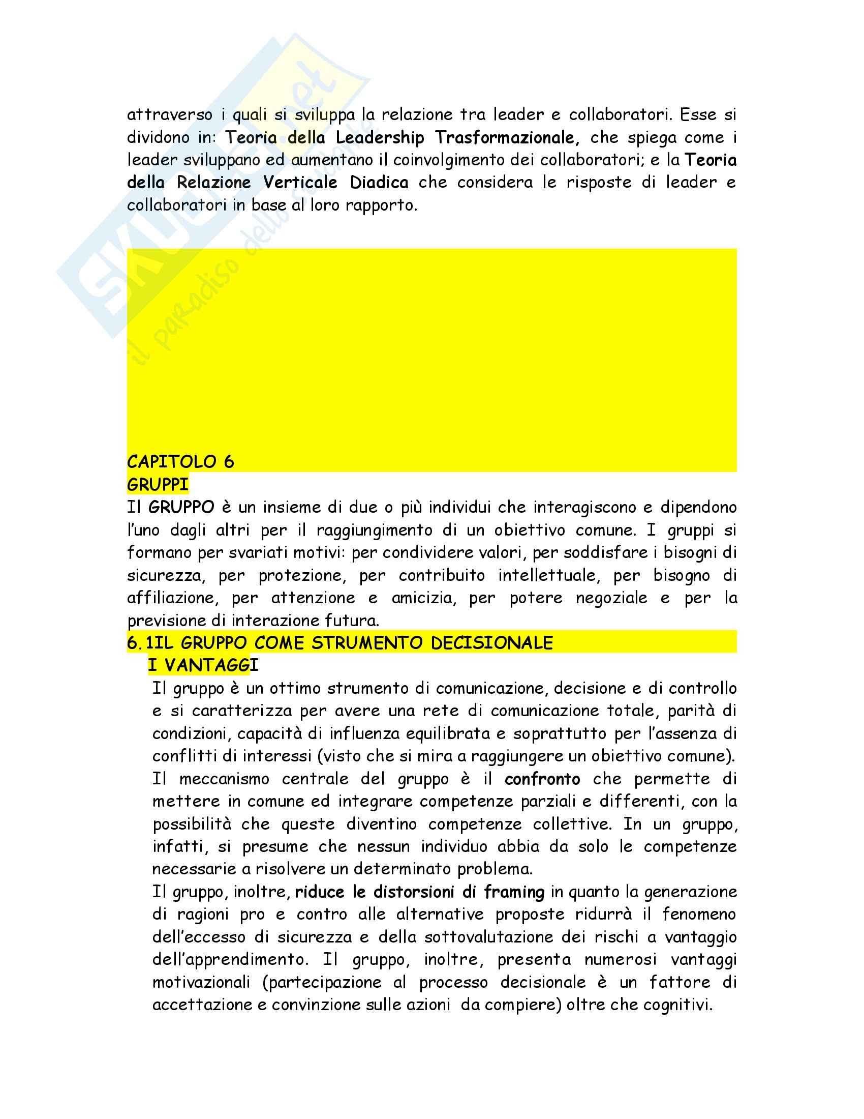 Organizzazione aziendale - Corso completo Pag. 26
