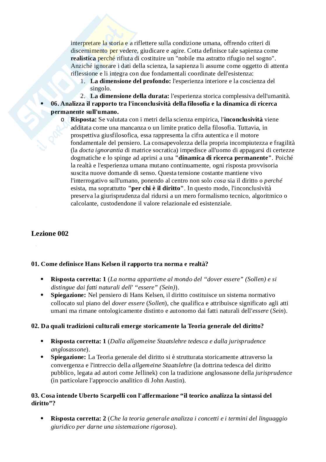 Paniere Filosofia del diritto Pag. 2