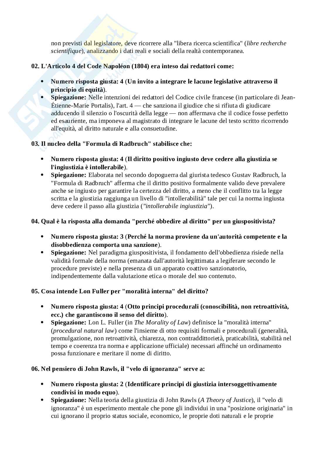 Paniere Filosofia del diritto Pag. 21