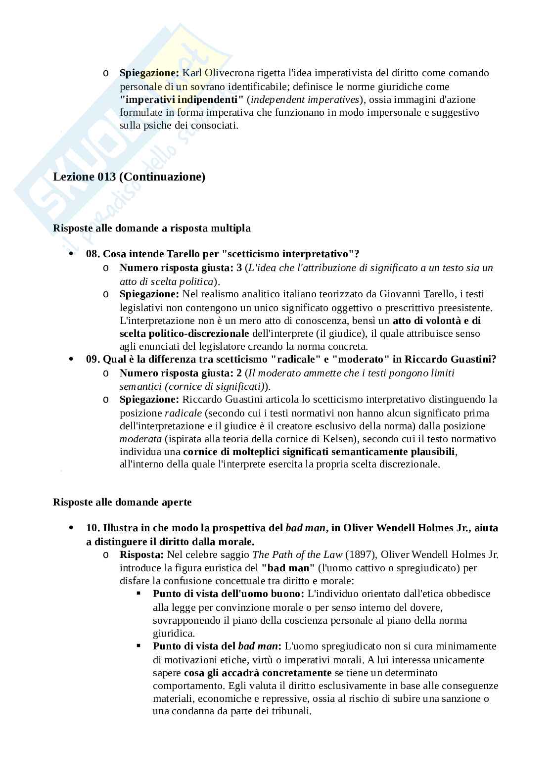 Paniere Filosofia del diritto Pag. 31