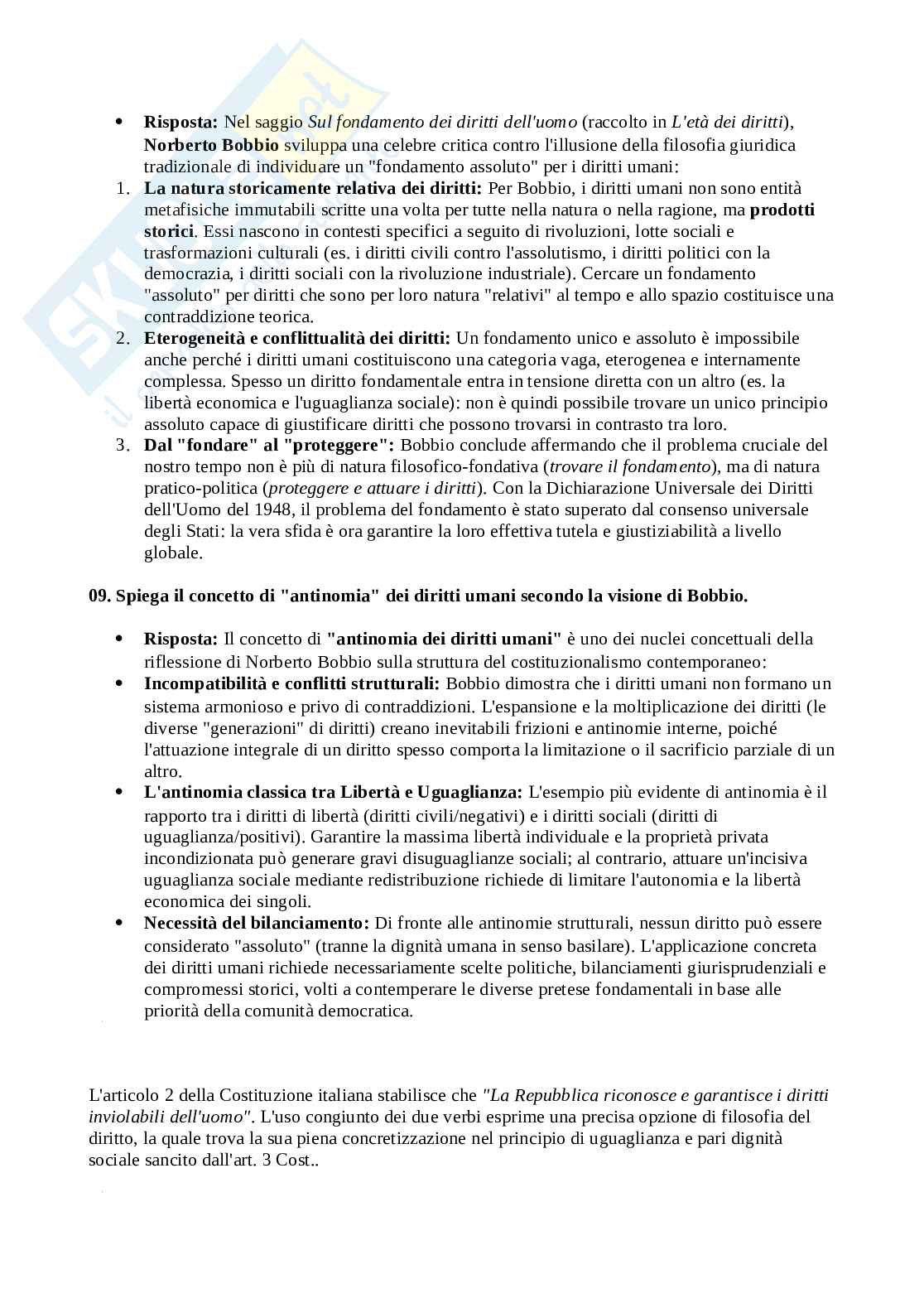 Paniere Filosofia del diritto Pag. 51