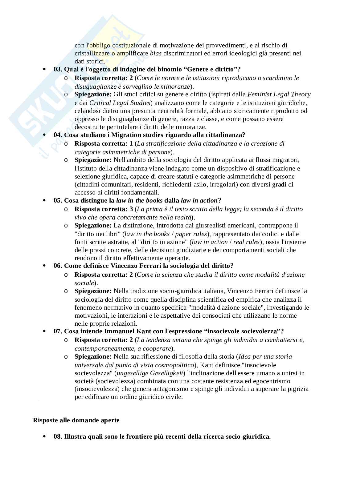 Paniere Filosofia del diritto Pag. 6