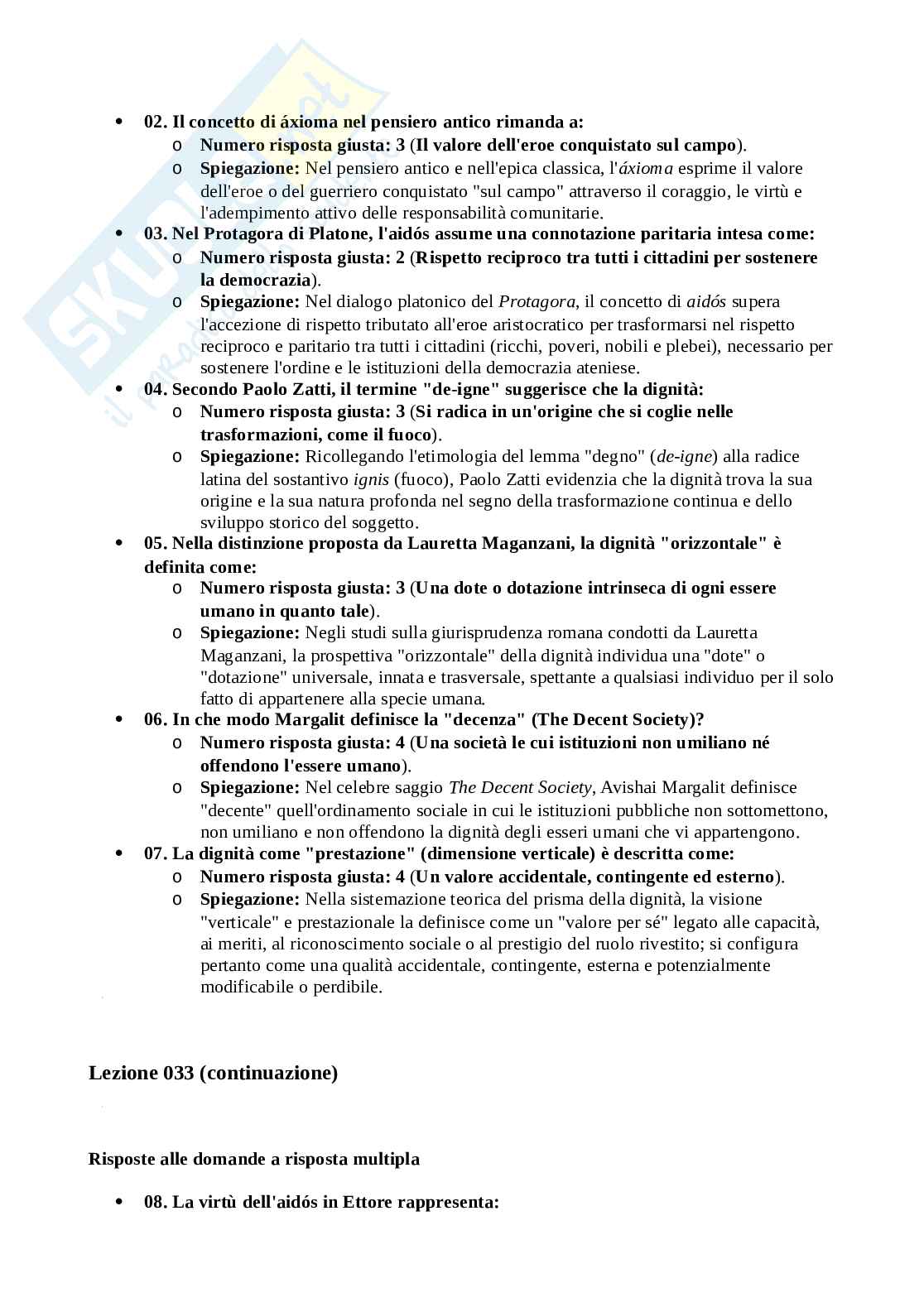 Paniere Filosofia del diritto Pag. 66