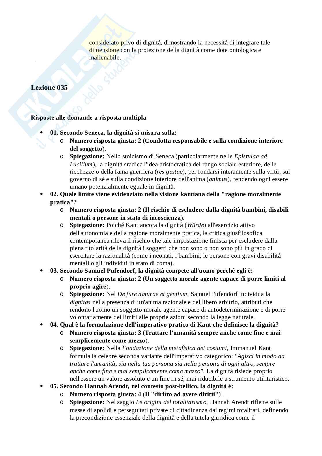 Paniere Filosofia del diritto Pag. 71
