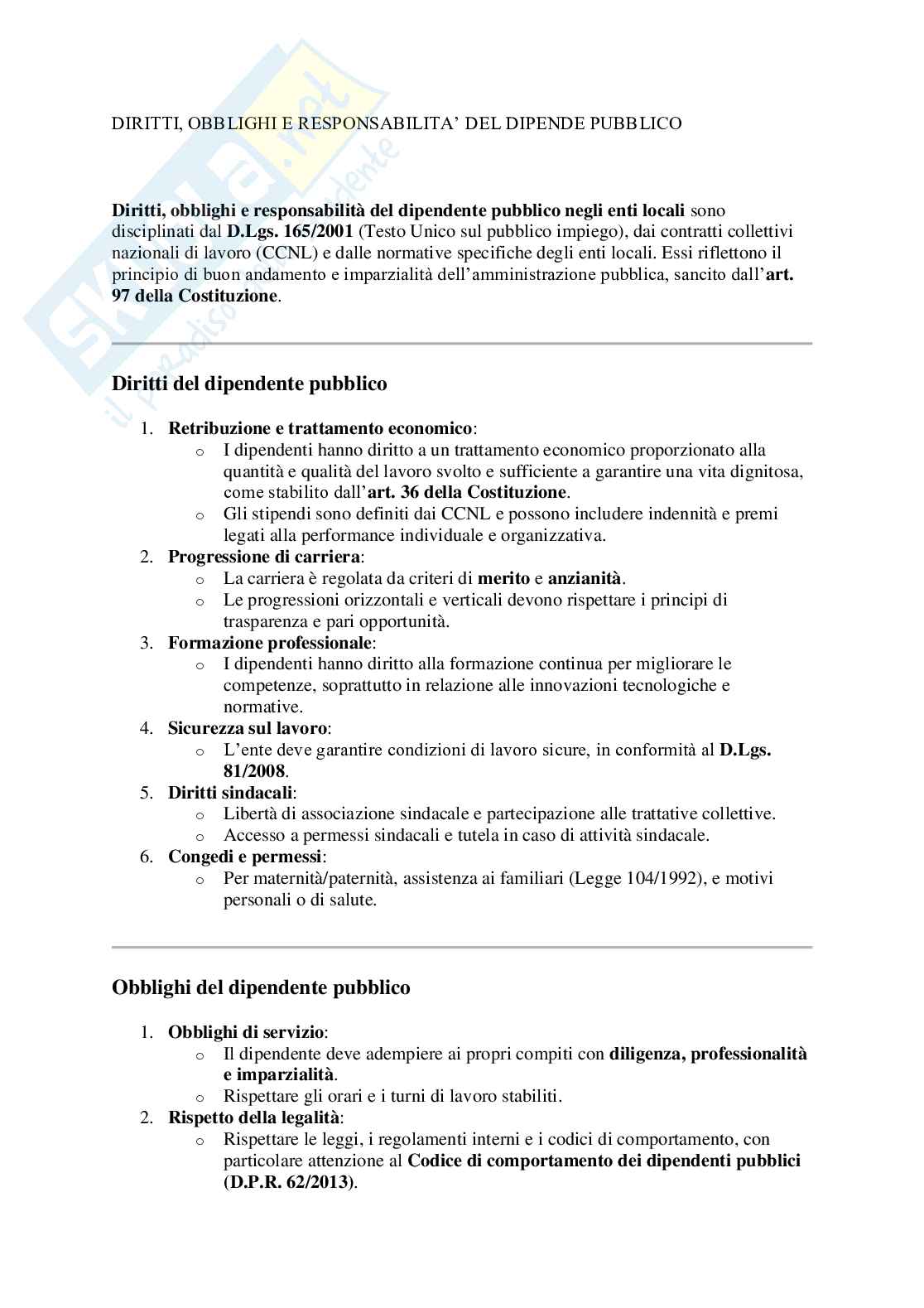 Appunti sugli argomenti più richiesti di Diritto costituzionale Pag. 1