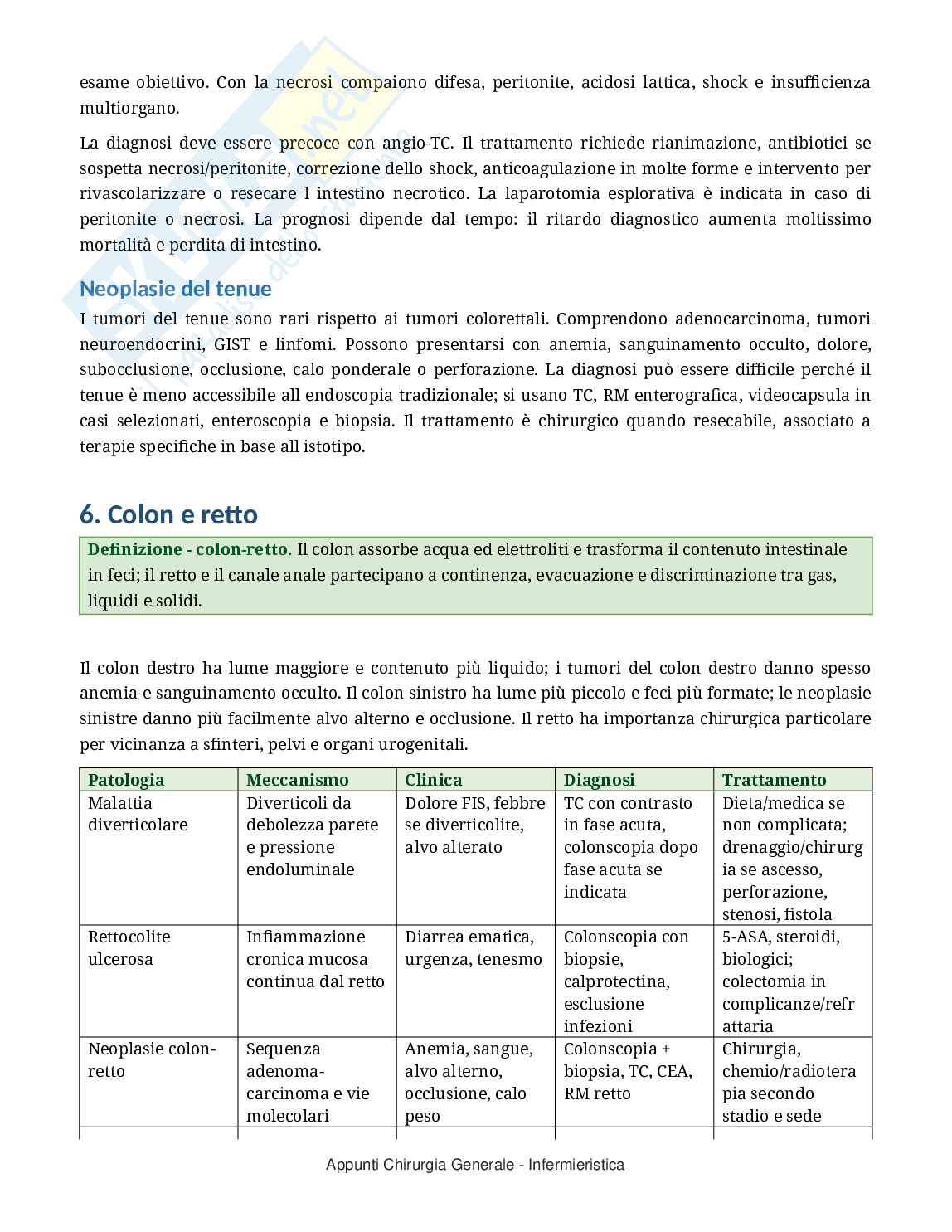 Chirurgia generale: appunti completi per Infermieristica con domande d’esame Pag. 11
