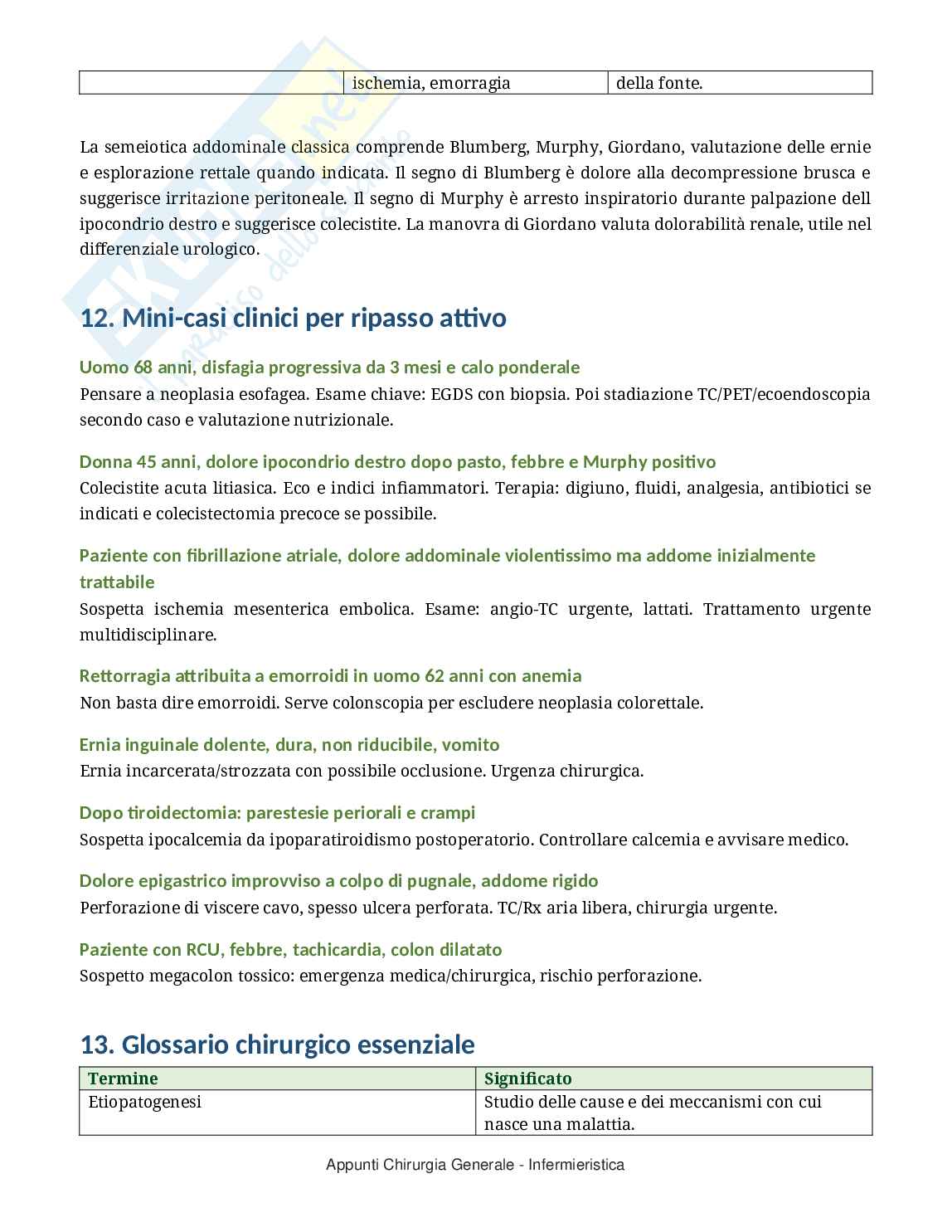 Chirurgia generale: appunti completi per Infermieristica con domande d’esame Pag. 26