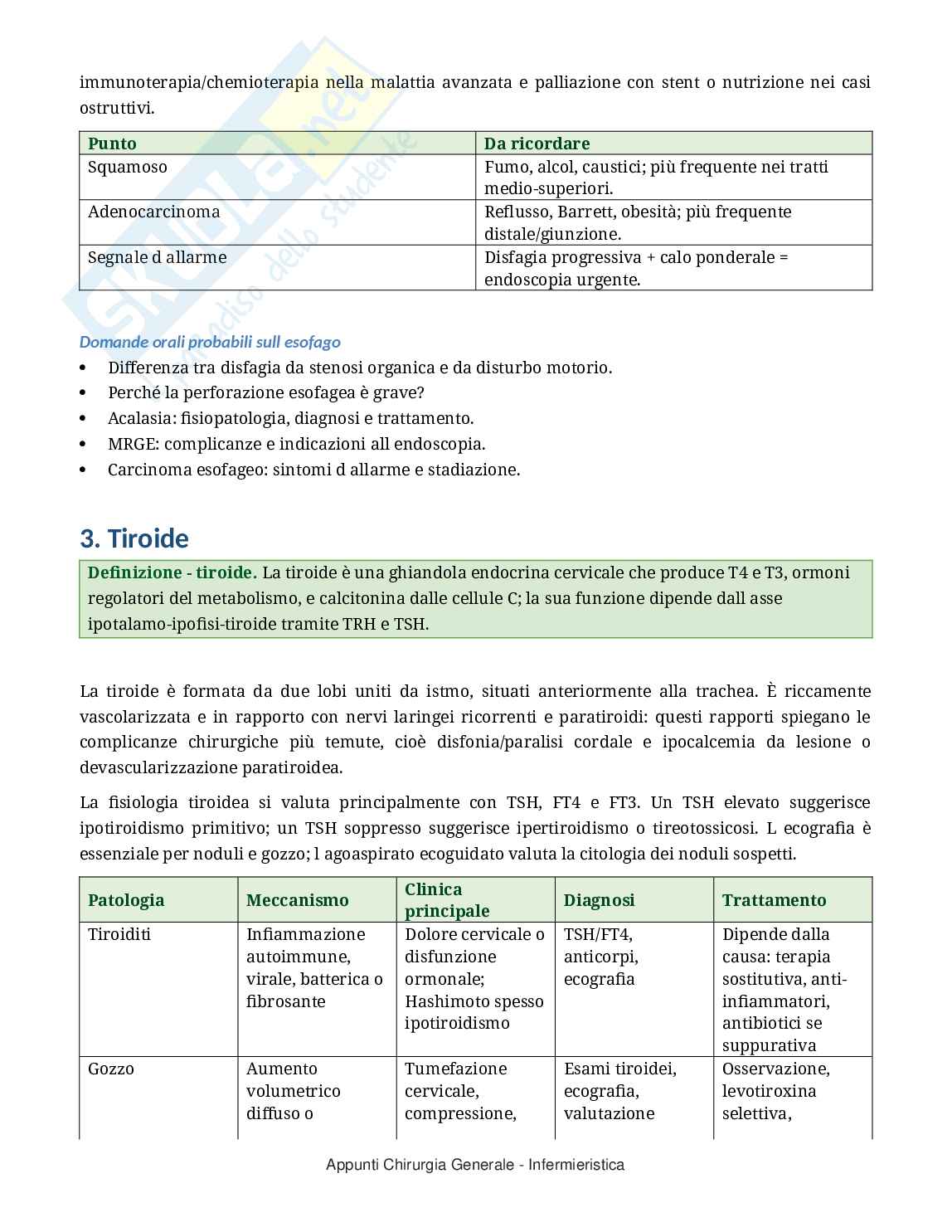 Chirurgia generale: appunti completi per Infermieristica con domande d’esame Pag. 6