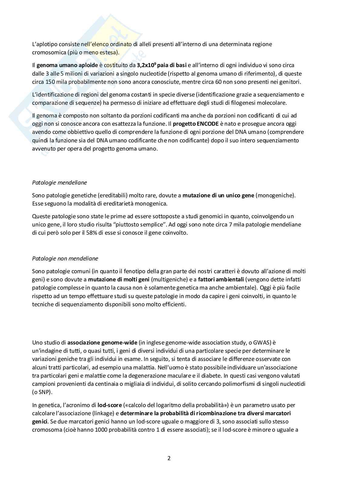 Sequenziamento del genoma Pag. 2