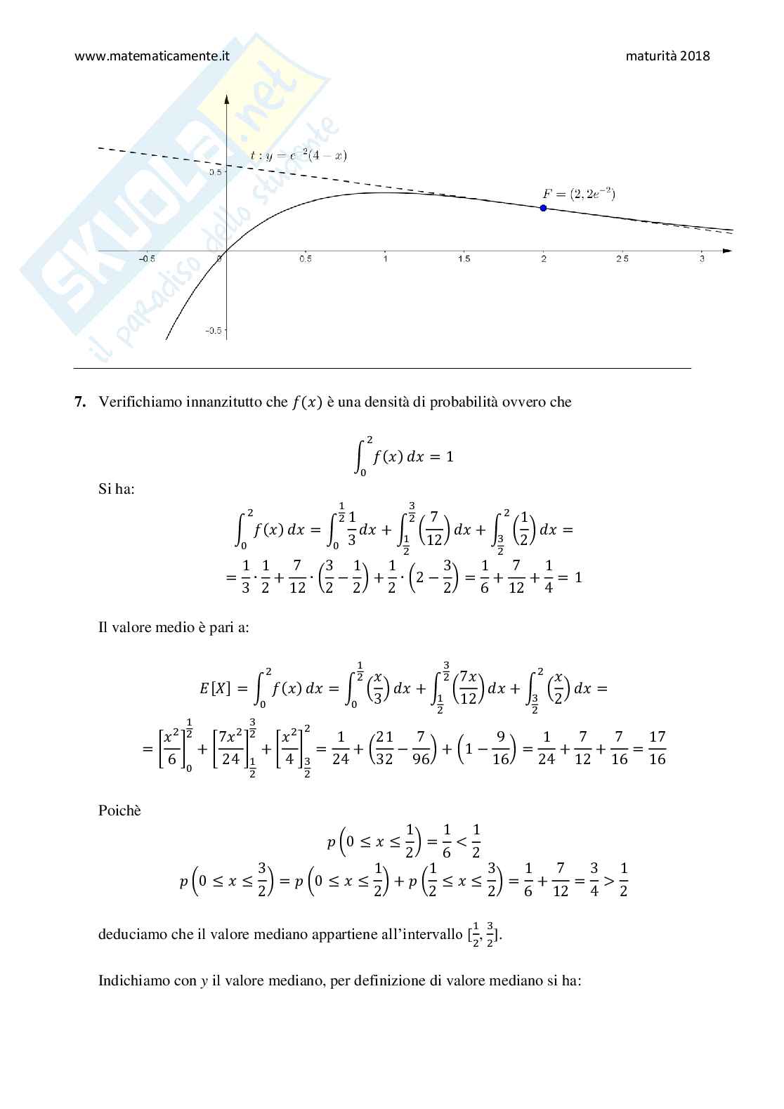 2018 Tema di matematica, sessione straordinaria (indirizzi: scientifico comunicazione opzione sportiva) Pag. 16