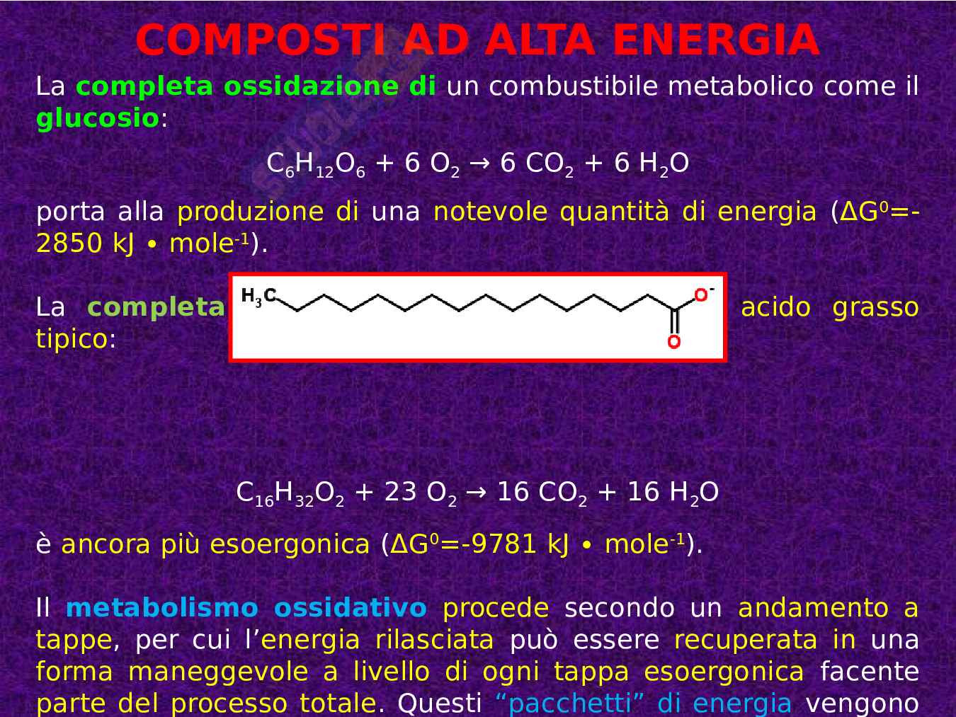 Introduzione al metabolismo Pag. 11