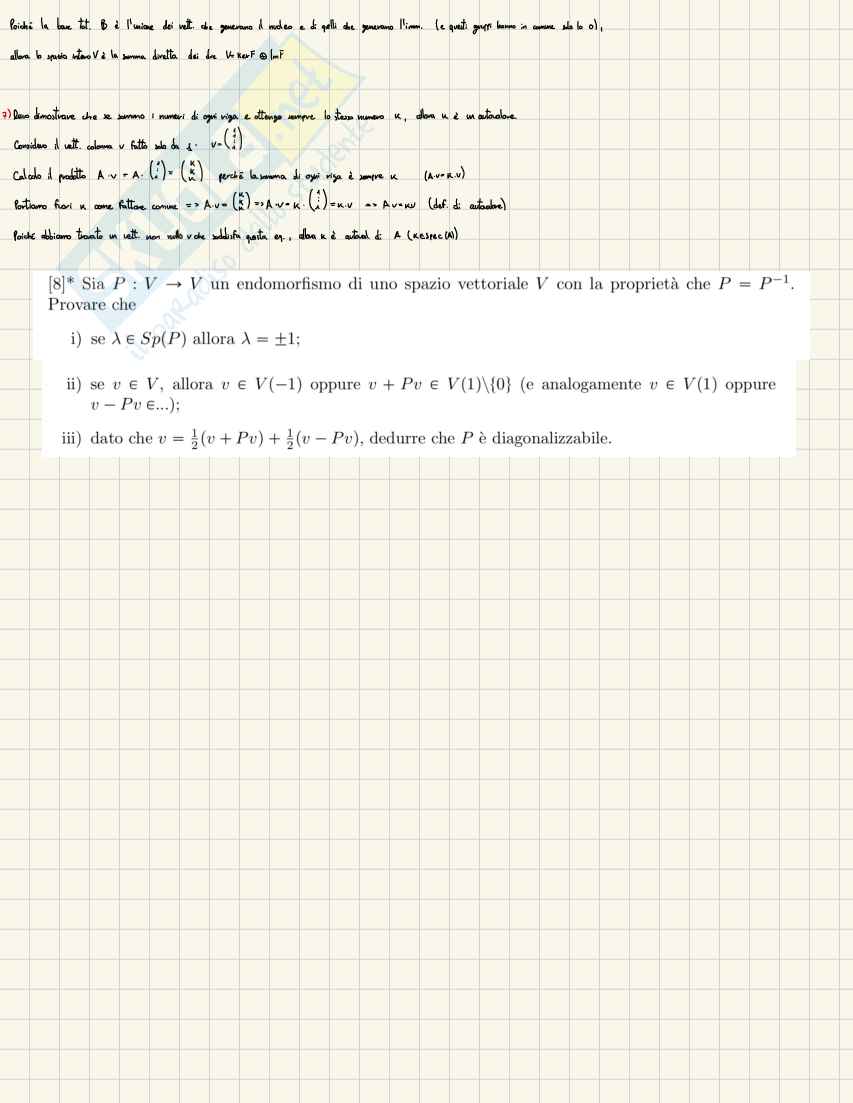 Geometria avanzata: esercizi su forme bilineari e prodotti scalari Pag. 1