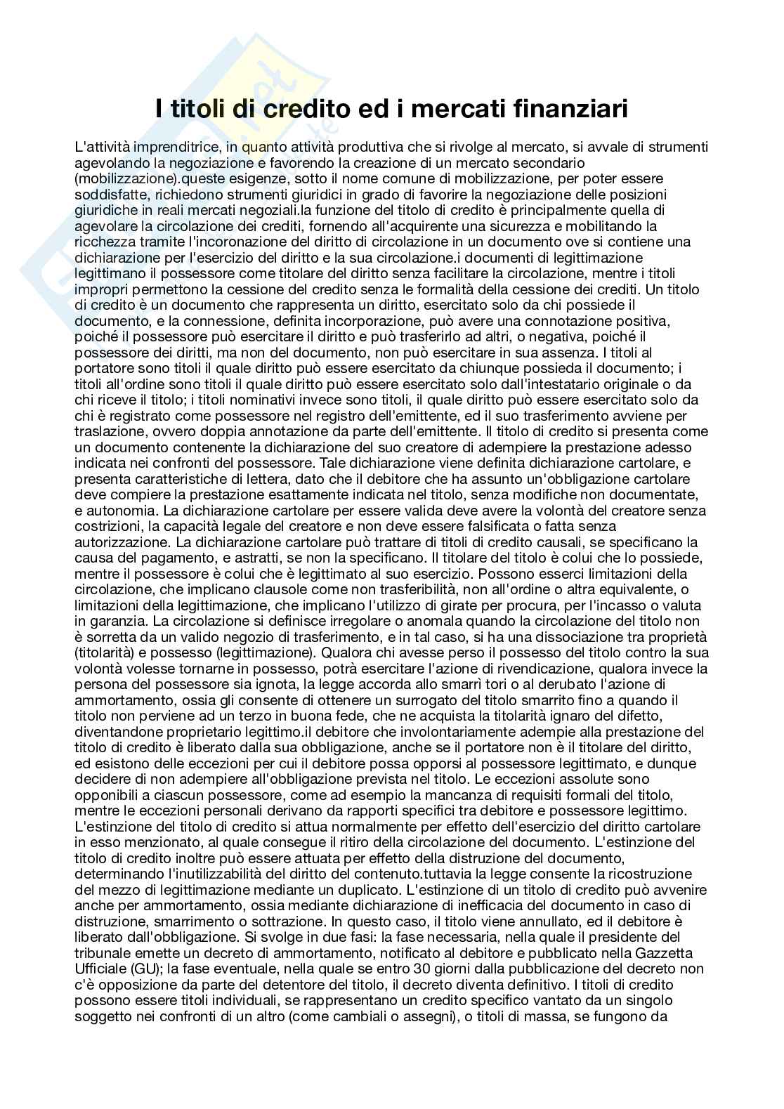 Domande e risposte per esame ed esonero di Diritto commerciale   Pag. 21