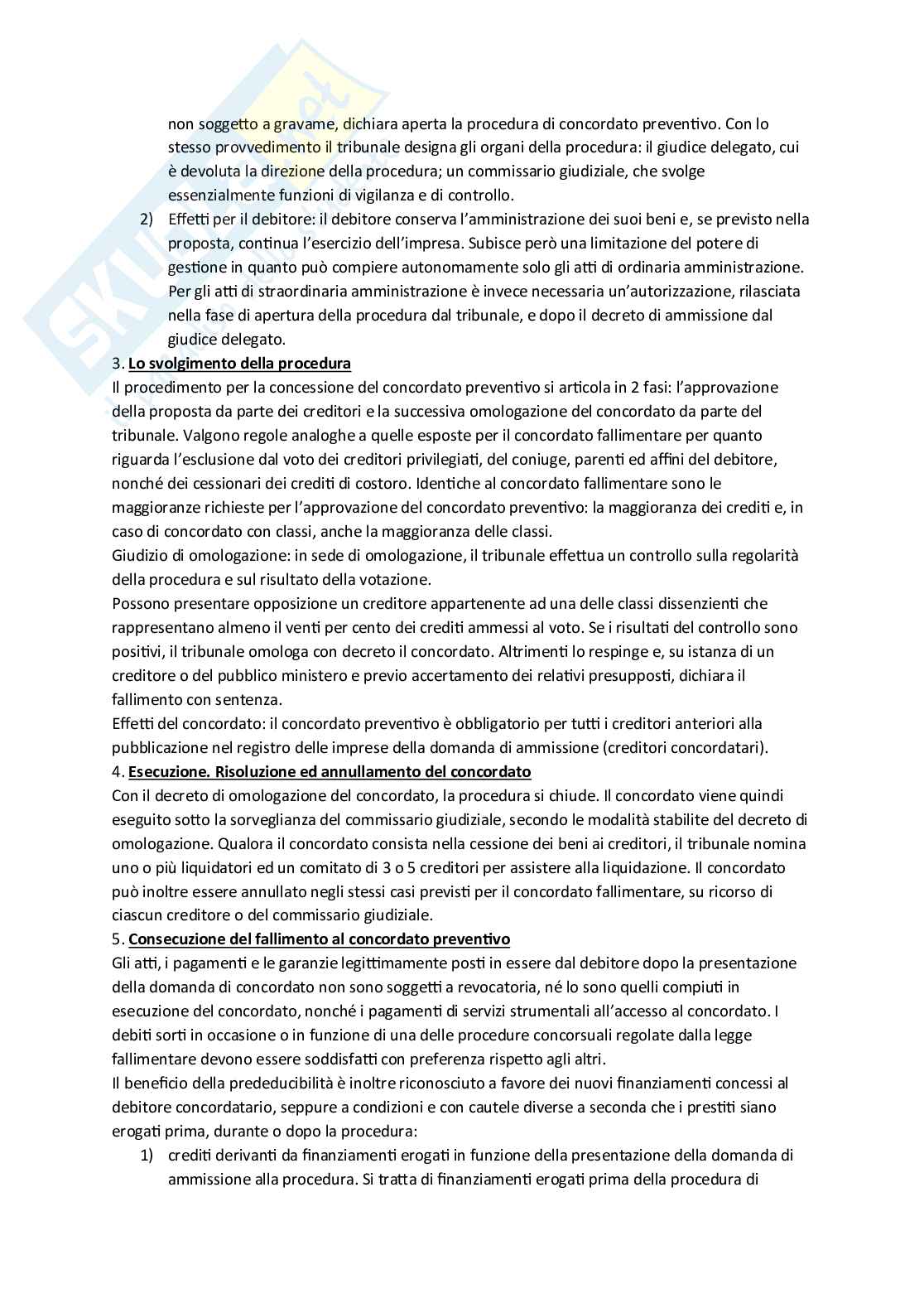 Riassunto esame Diritto commerciale, Prof. Righini Elisabetta, libro consigliato Titoli di credito e procedure concorsuali, Campobasso Pag. 36