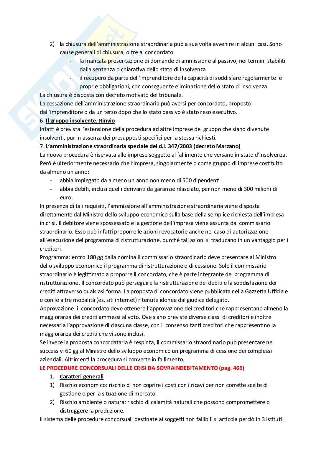 Riassunto esame Diritto commerciale, Prof. Righini Elisabetta, libro consigliato Titoli di credito e procedure concorsuali, Campobasso Pag. 41