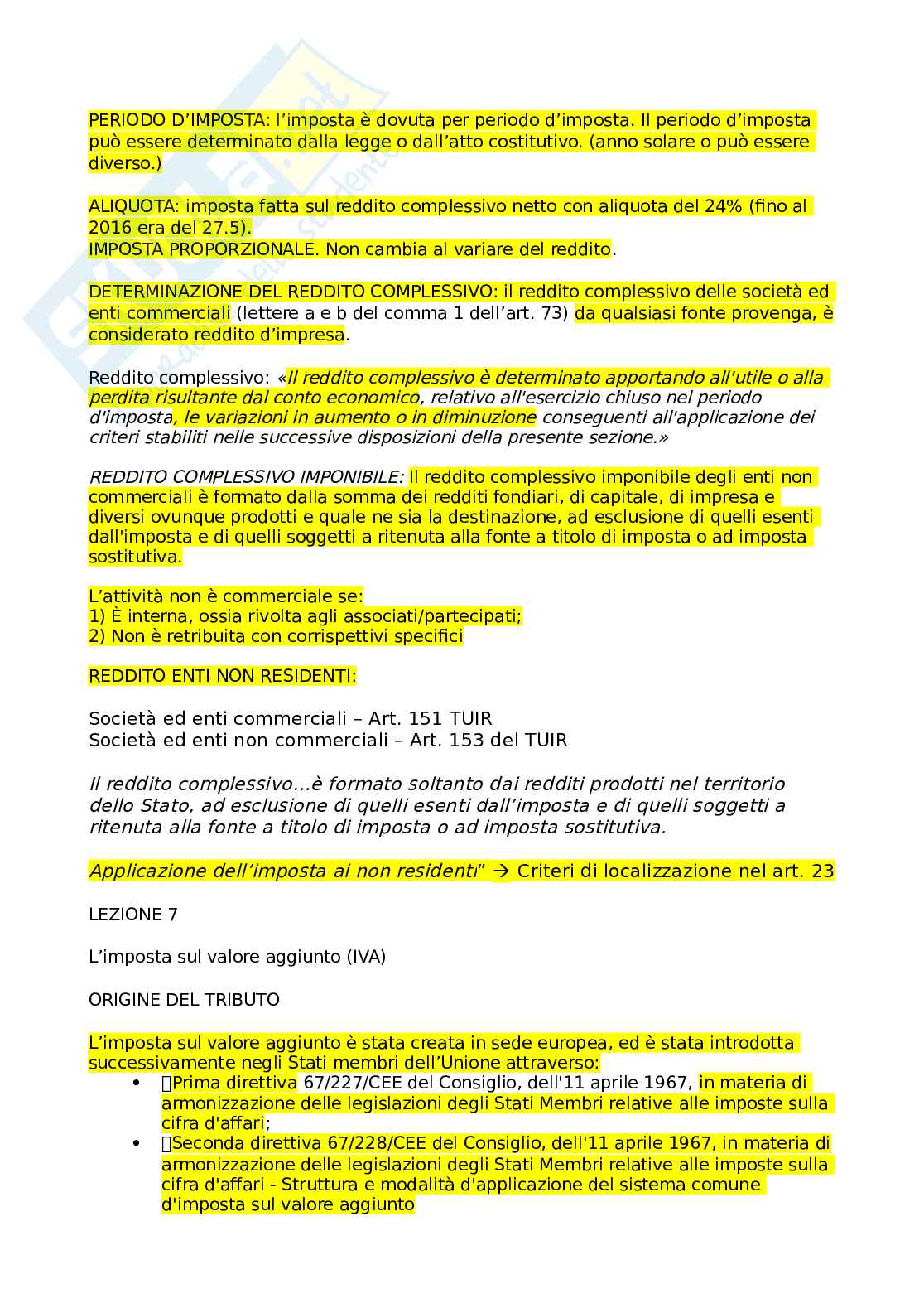 Appunti esame di diritto tributario Pag. 16